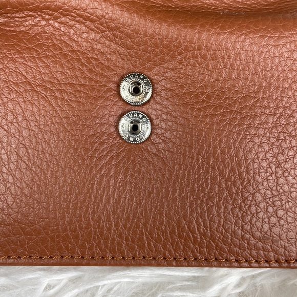 GIANI BERNINI ~ Softly Leather Mini Trifold Wallet ~ Cognac/Silver ~ NWT! - Picture 9 of 10